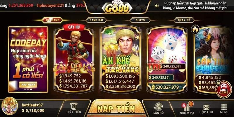 rút tiền Go88 Momo Tại sao nên chọn rút tiền Go88 Momo khi chơi tại Go88?